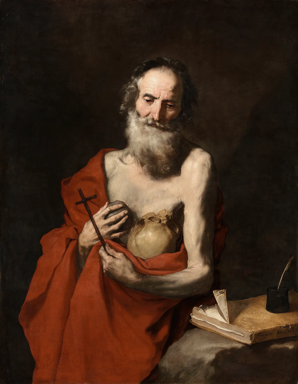 Saint Jerome av Jusepe de Ribera