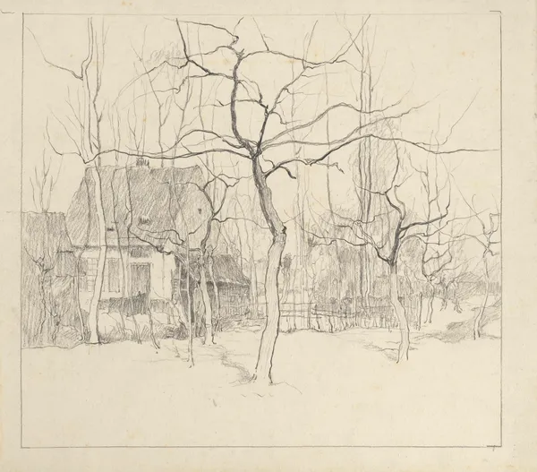 Farm and Trees av Rodolphe De Saegher