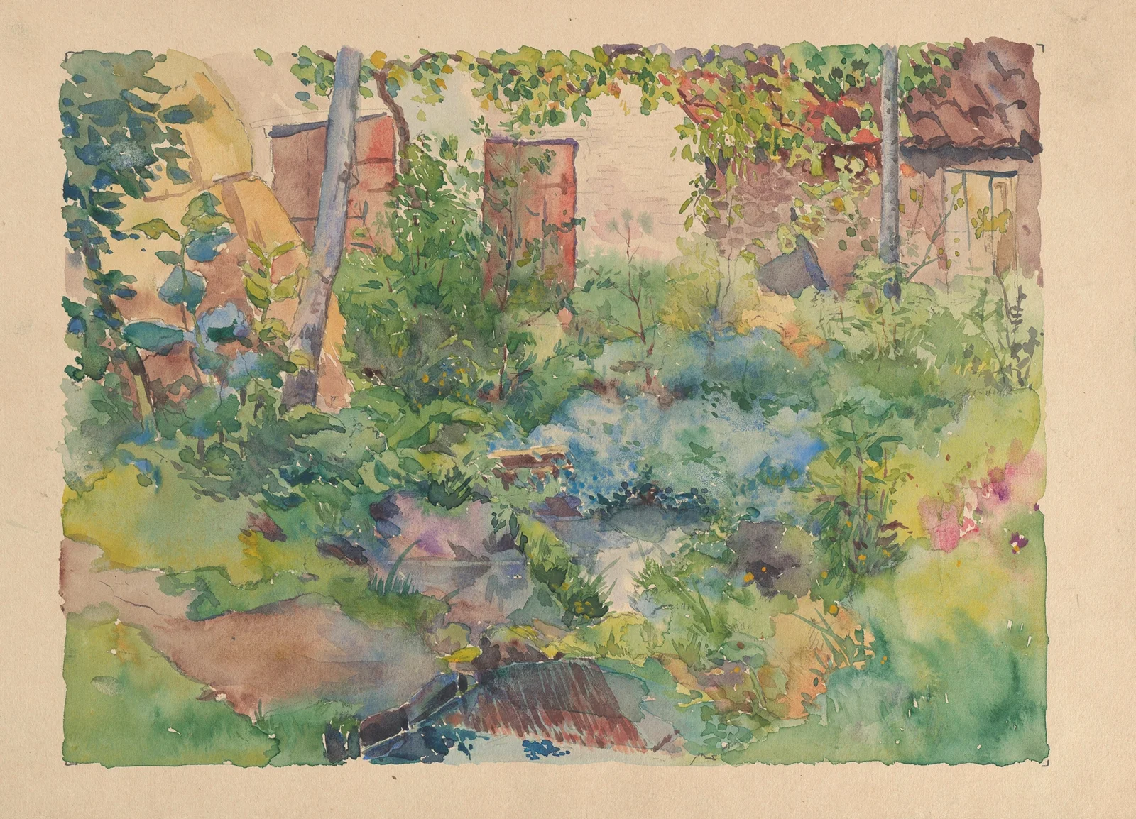 Garden (20th century) av Rodolphe De Saegher