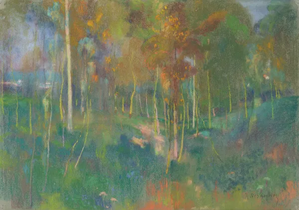 Landscape with Trees av Rodolphe De Saegher