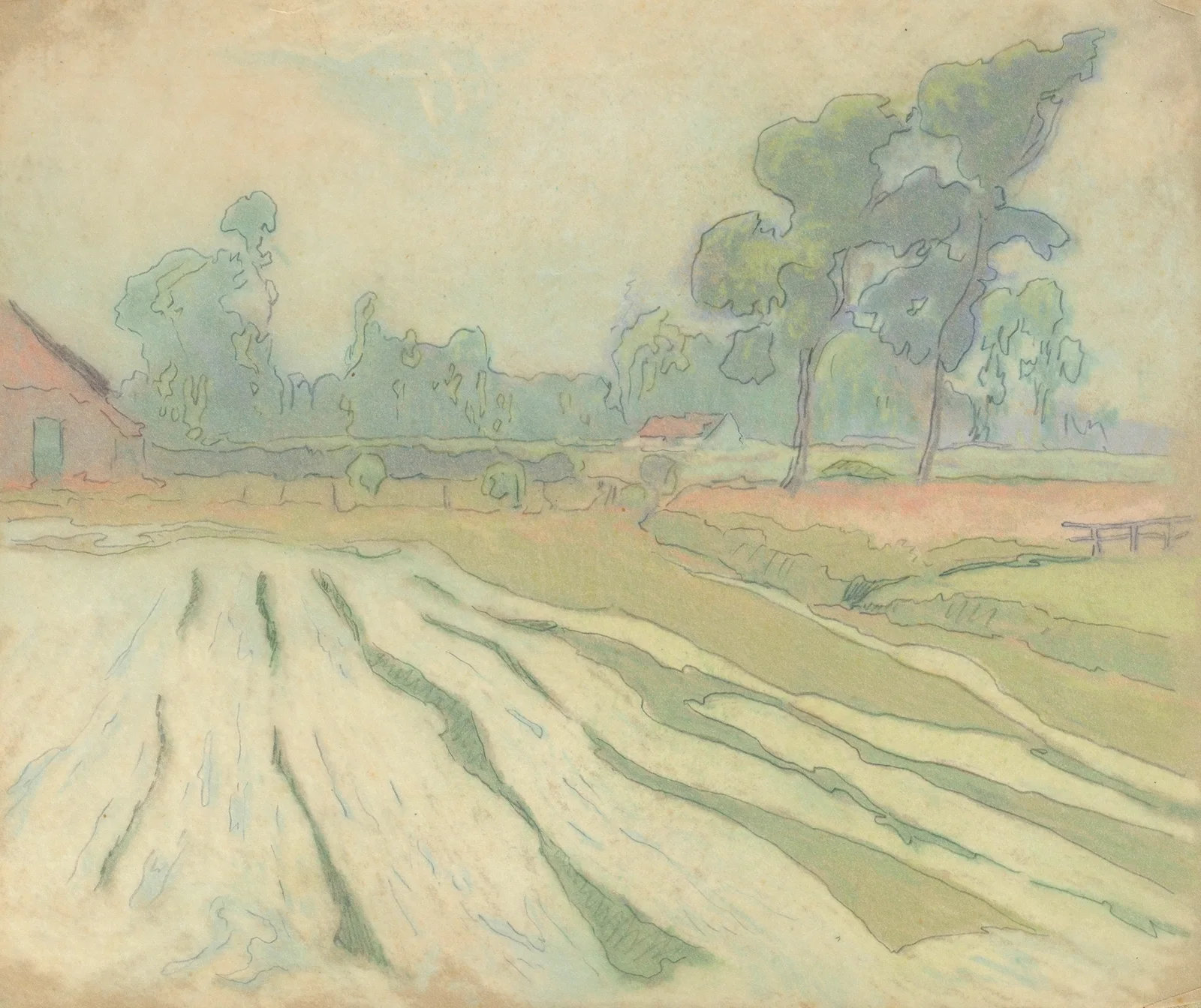 Pasture (20th century) av Rodolphe De Saegher