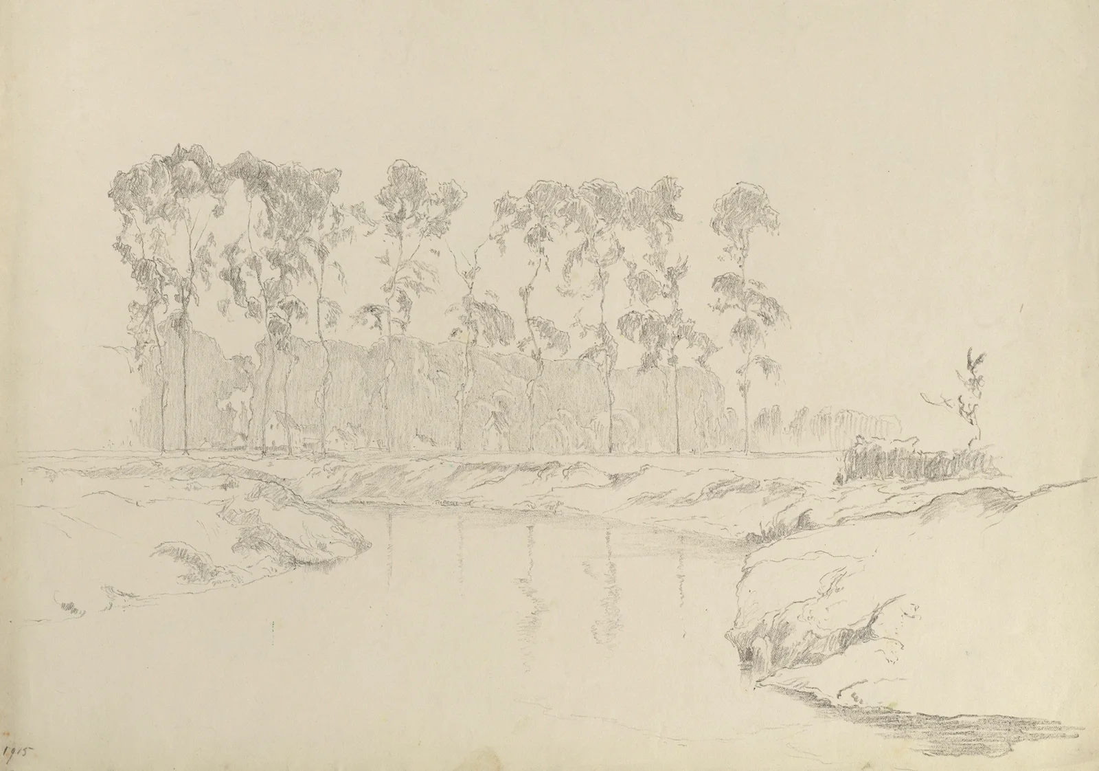 River Landscape av Rodolphe De Saegher