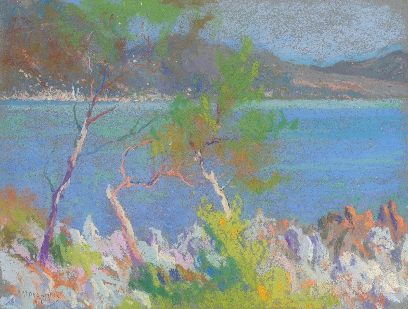 Sharp Coast (Côte d’Azur) av Rodolphe De Saegher