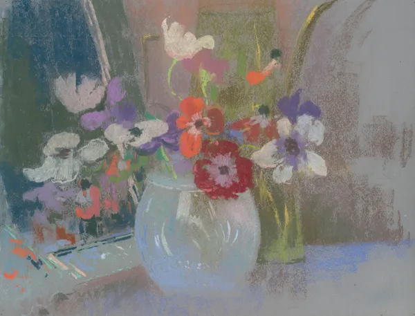 Still Life with Flowers (20th century) av Rodolphe De Saegher