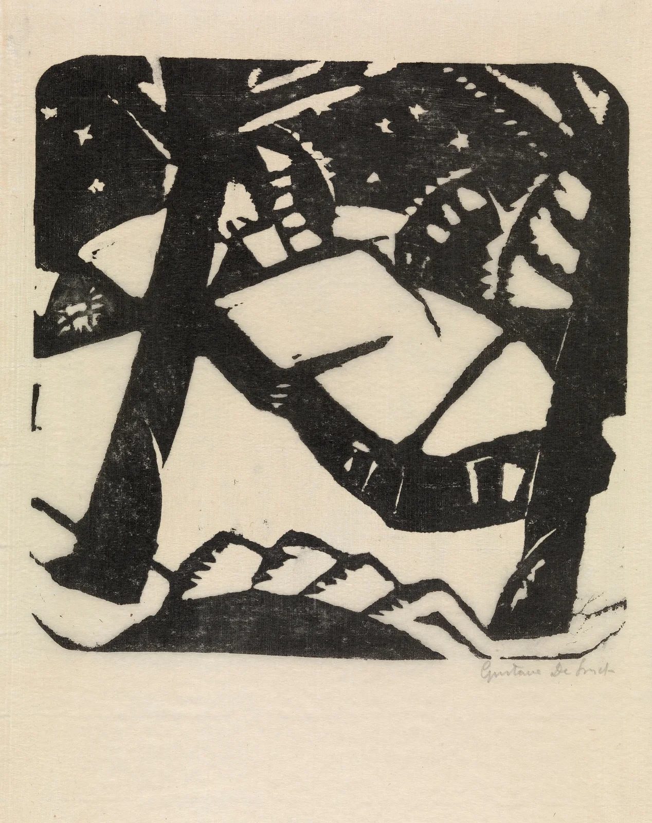 A Winter’s Evening av Gustave De Smet