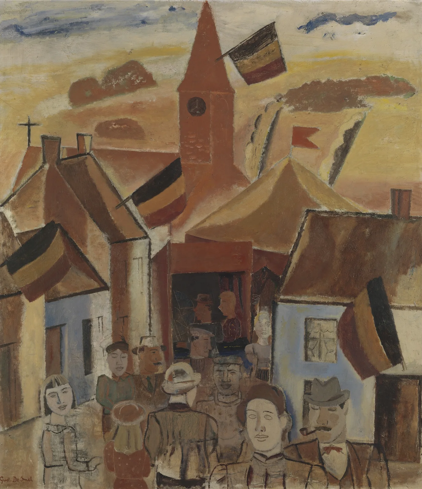 Dorpskermis av Gustave De Smet