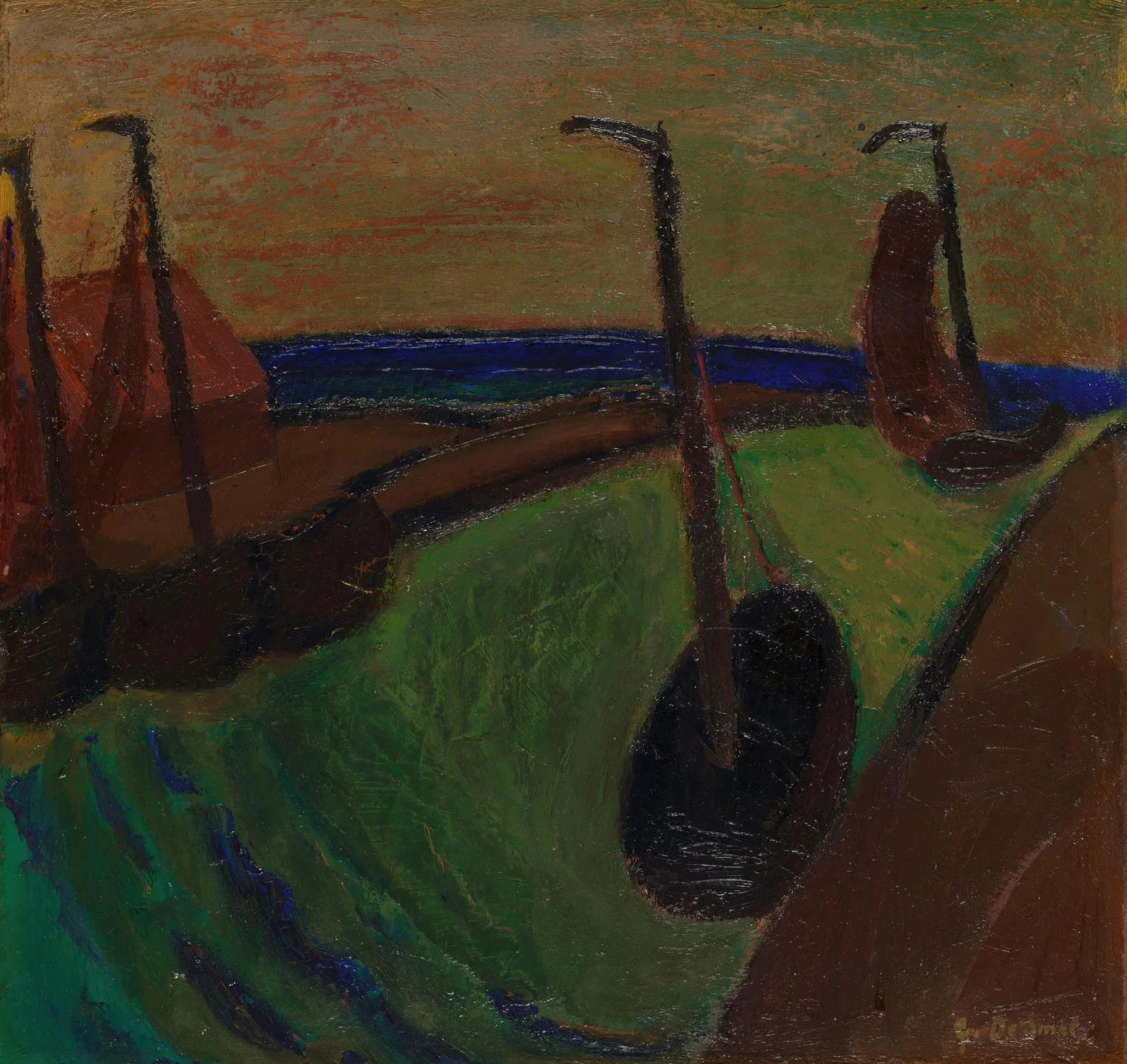Harbour View av Gustave De Smet