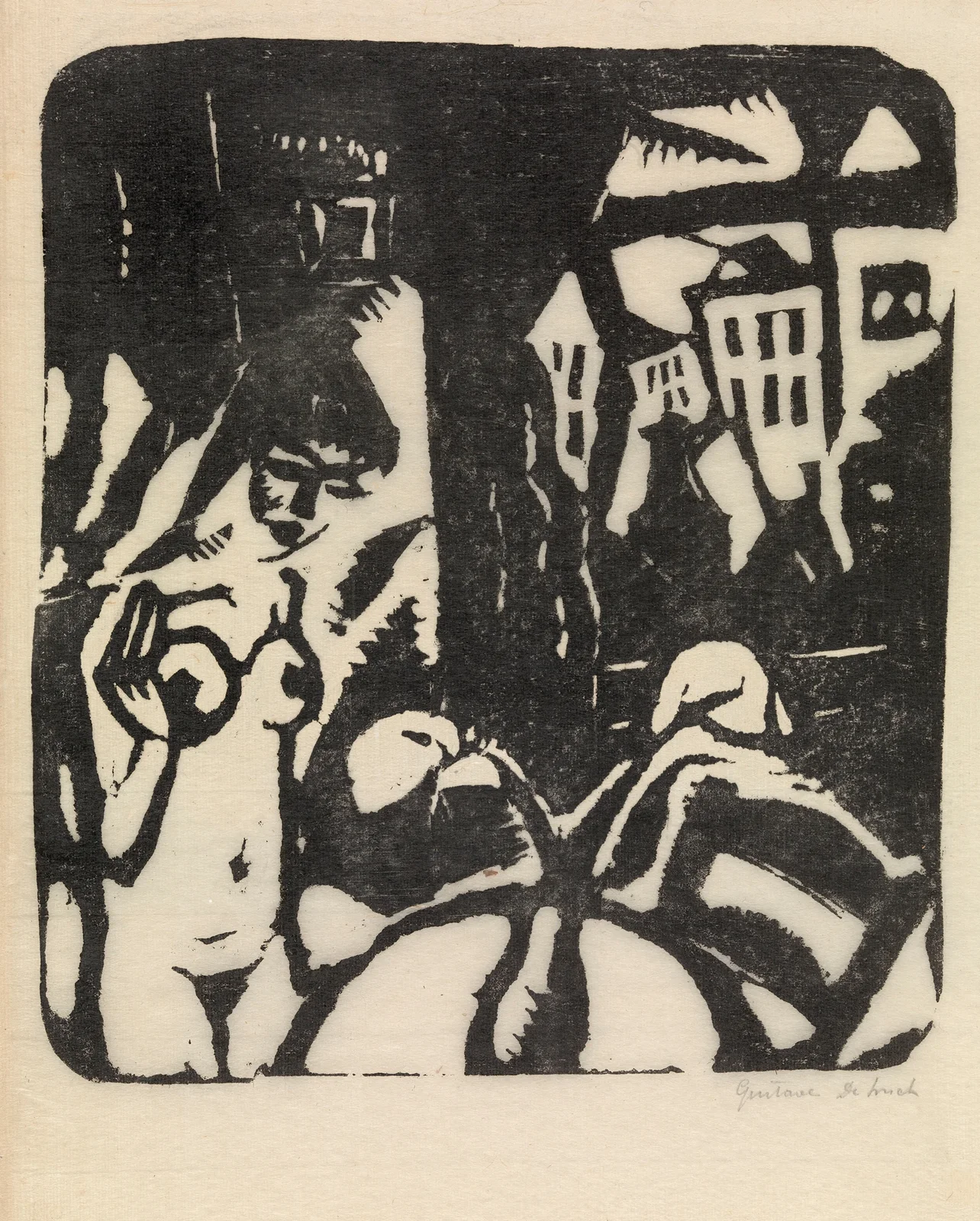 Interior with Nude av Gustave De Smet