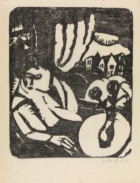Seated Woman at the Window av Gustave De Smet