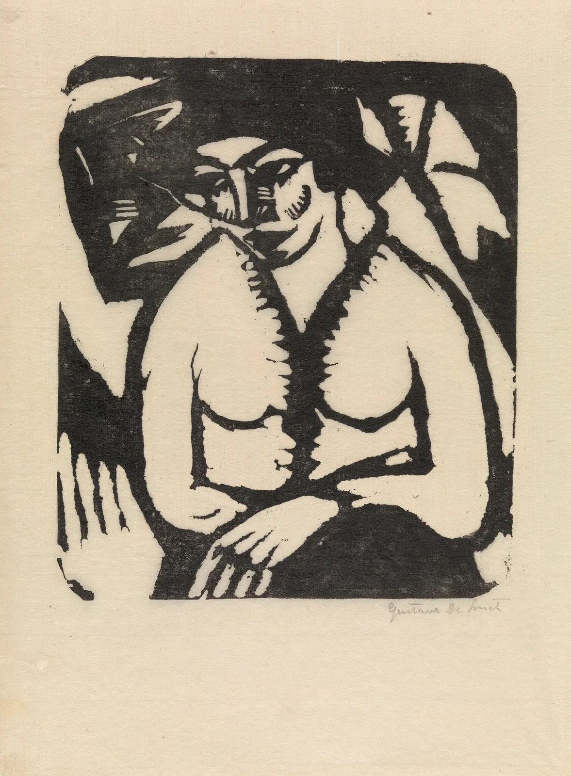Seated Woman av Gustave De Smet
