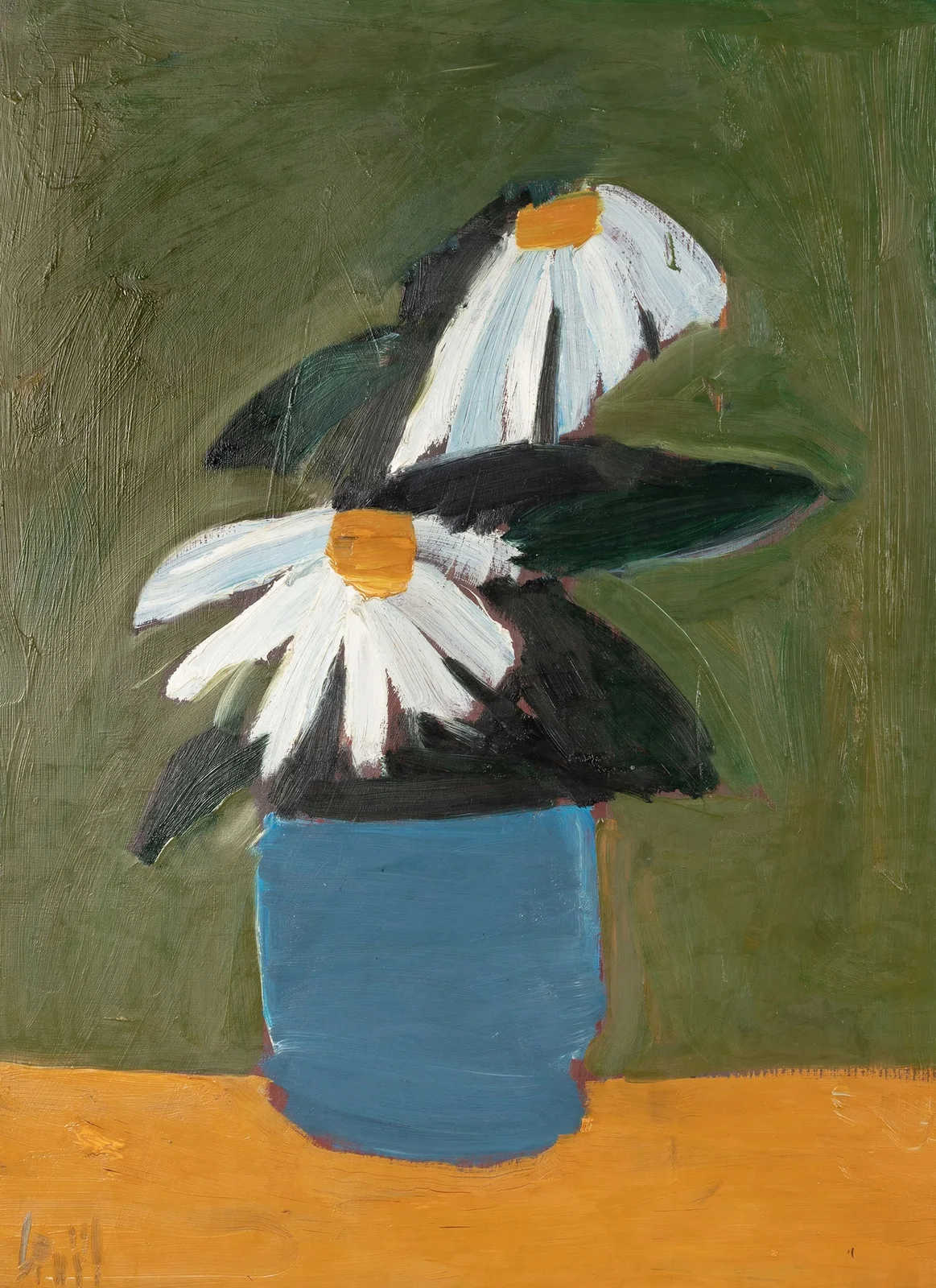 Fleurs au pot bleu av Nicolas De Staël