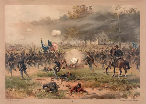 Battle of Antietam av Thure de Thulstrup