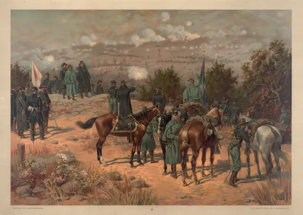Battle of Chattanooga av Thure de Thulstrup