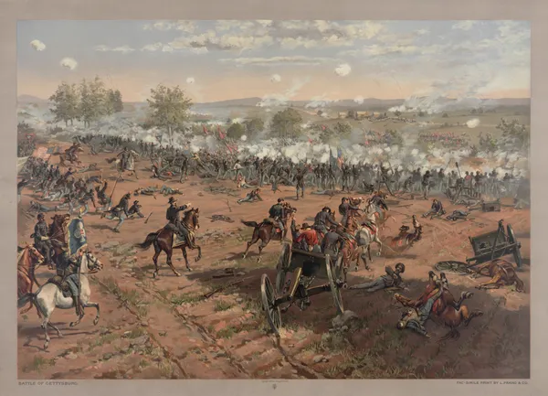 Battle of Gettysburg av Thure de Thulstrup