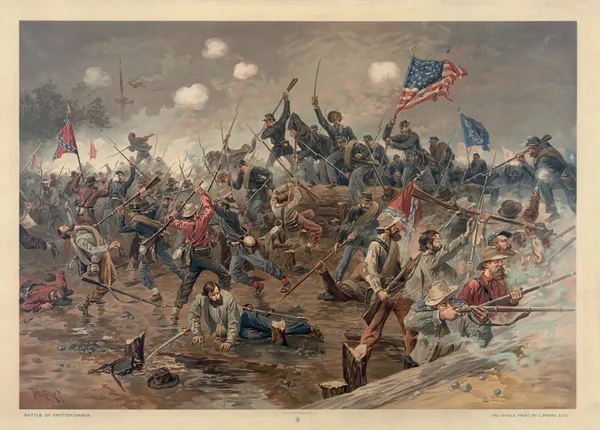 Battle of Spottsylvania av Thure de Thulstrup