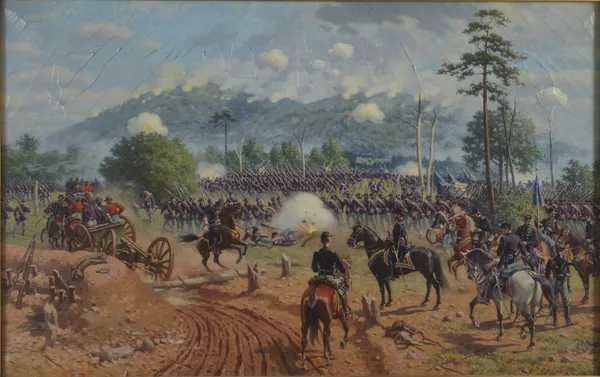 The Battle of Kennesaw Mountain, Georgia, June 27, 1864 av Thure de Thulstrup
