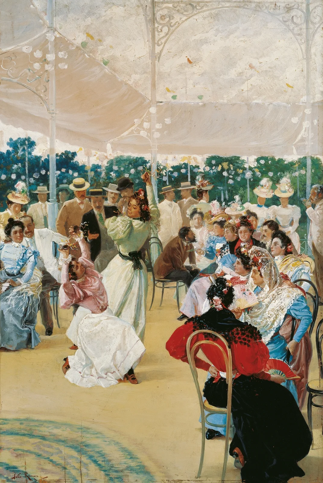 The Cordoba Fair av Julio Romero De Torres
