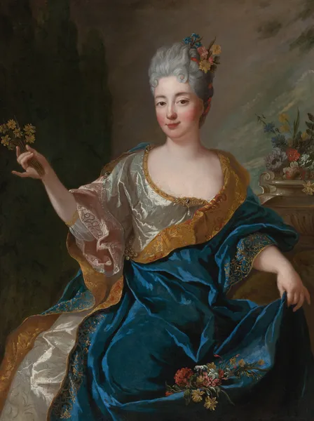 Portrait Of A Lady av Jean-François de Troy