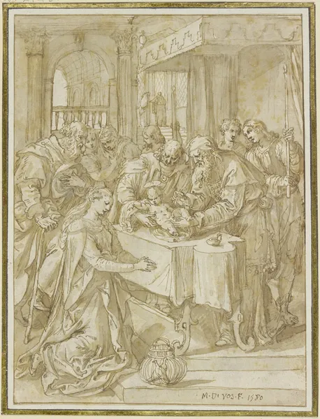 Circumcision of Christ av Maerten De Vos