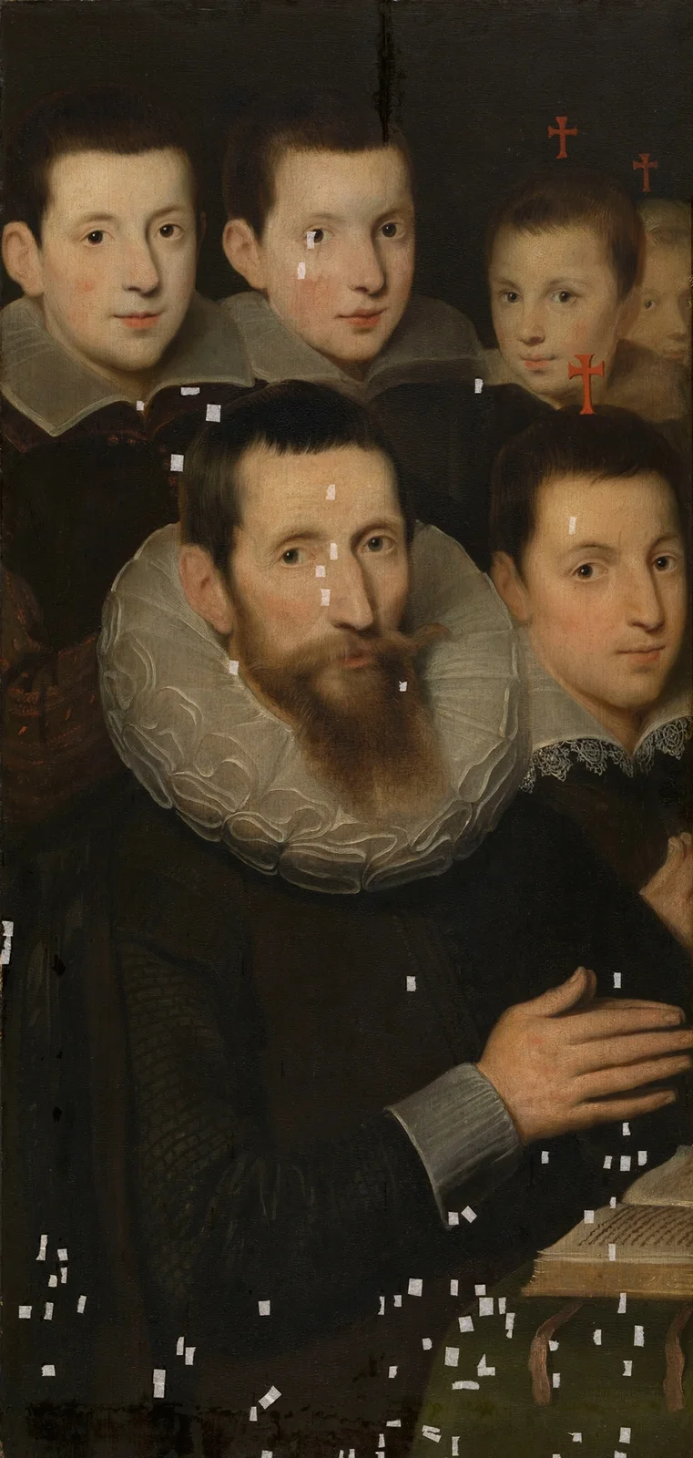 Donor with Five Sons av Cornelis de Vos