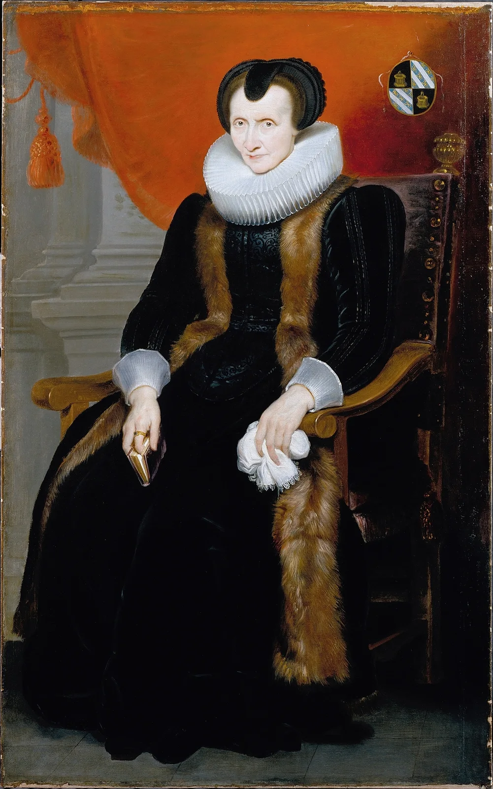 Old Lady av Cornelis de Vos