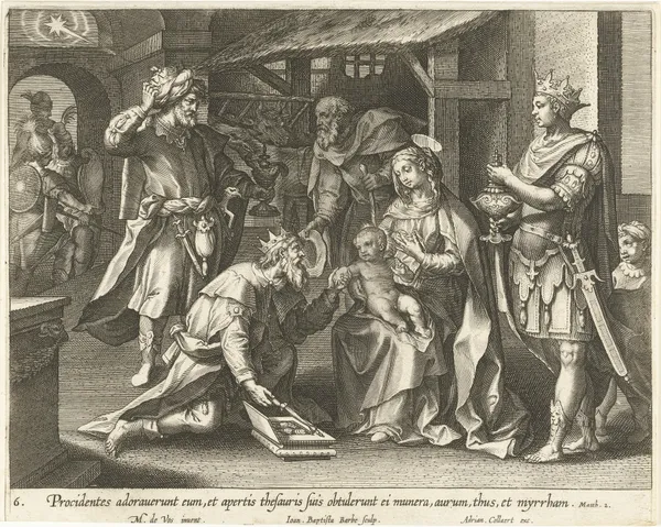 The Adoration of the Magi av Maerten De Vos