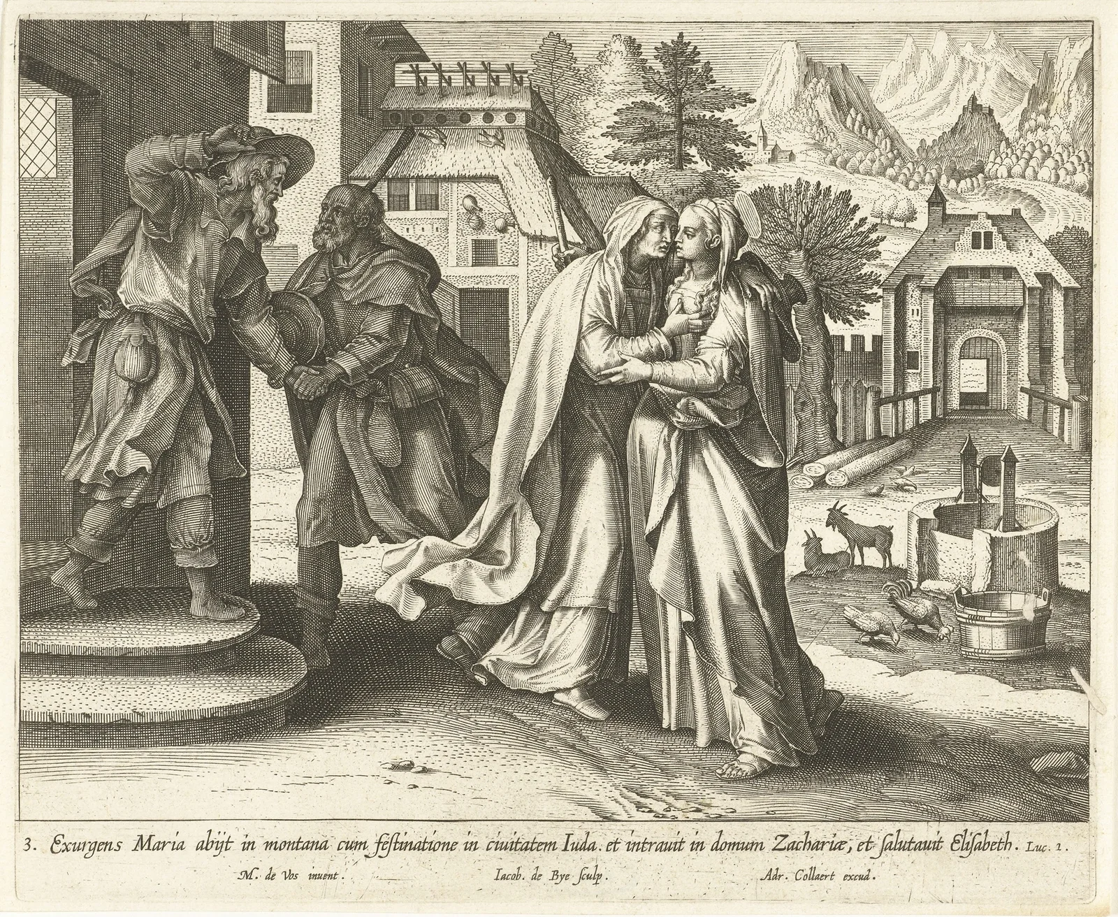 The Visitation av Maerten De Vos