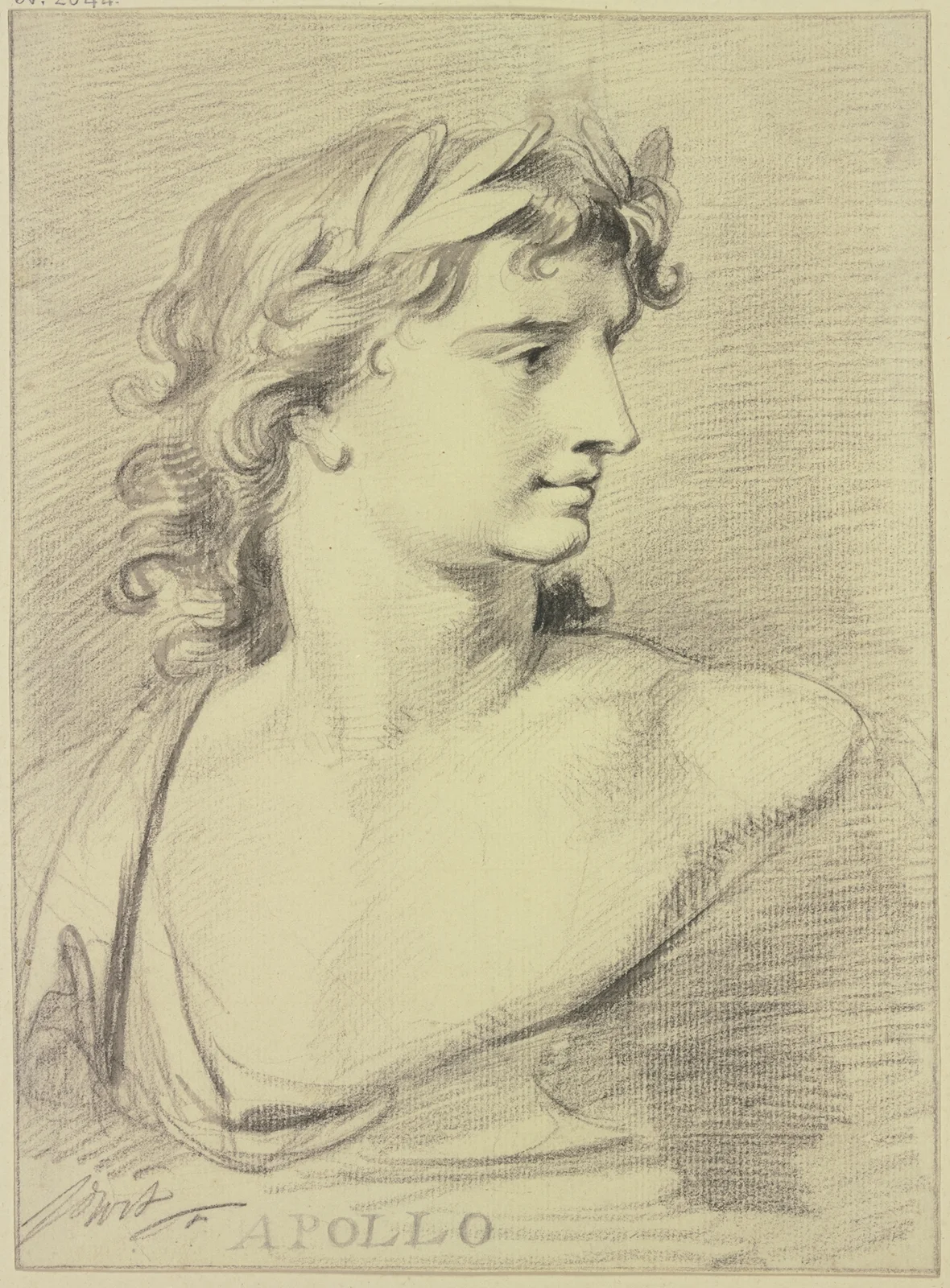 Bust of Apollo av Jacob de Wit