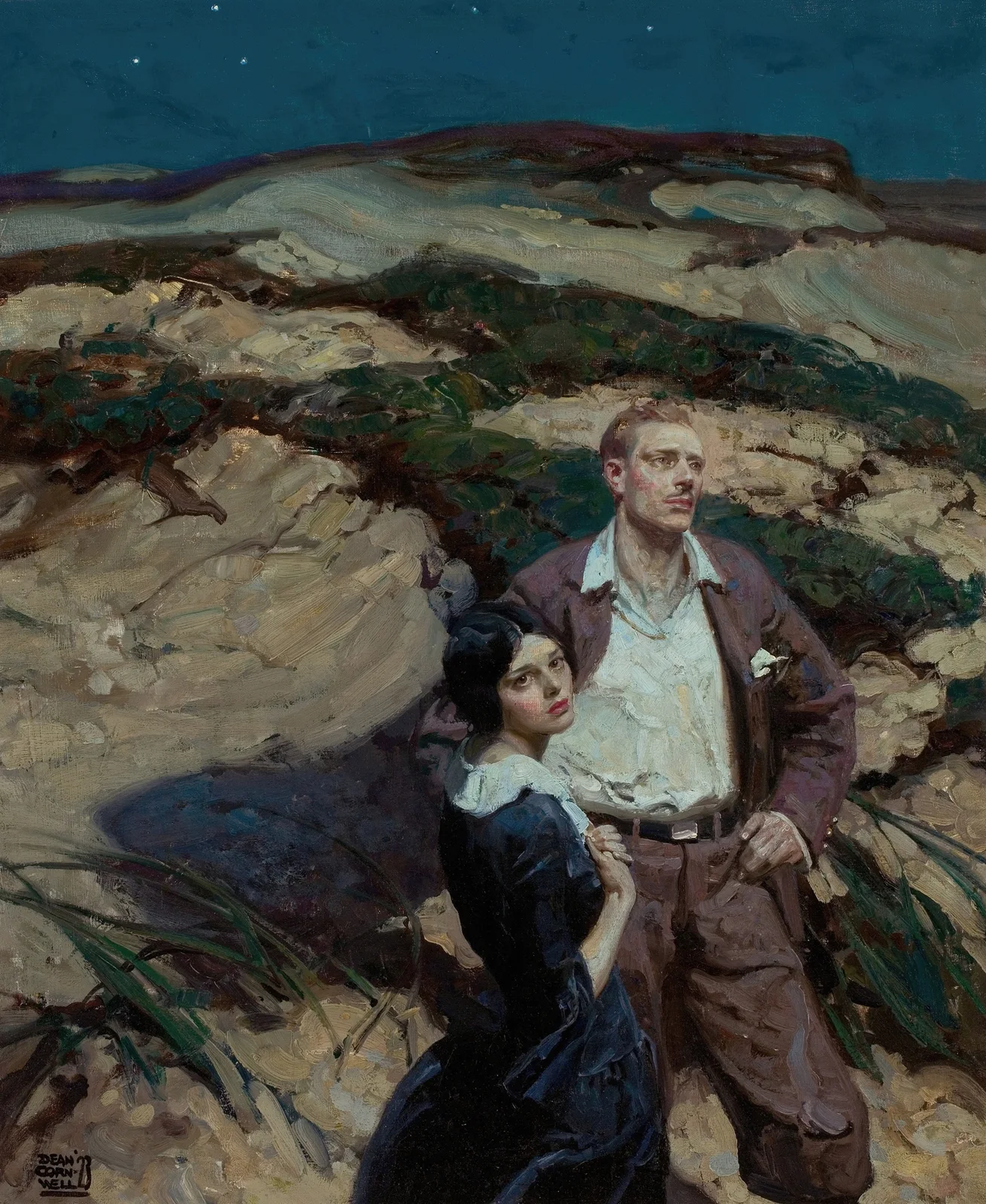 Gold Hands av Dean Cornwell