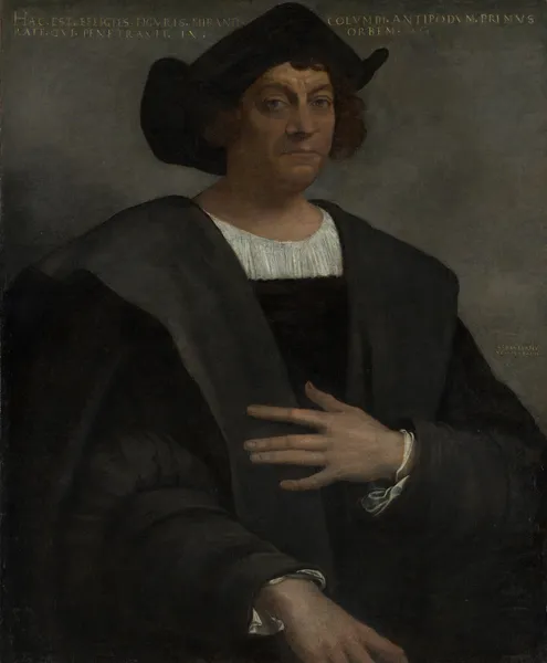 Portrait of a Man, Said to be Christopher Columbus (born about 1446, died 1506) av Sebastiano del Piombo