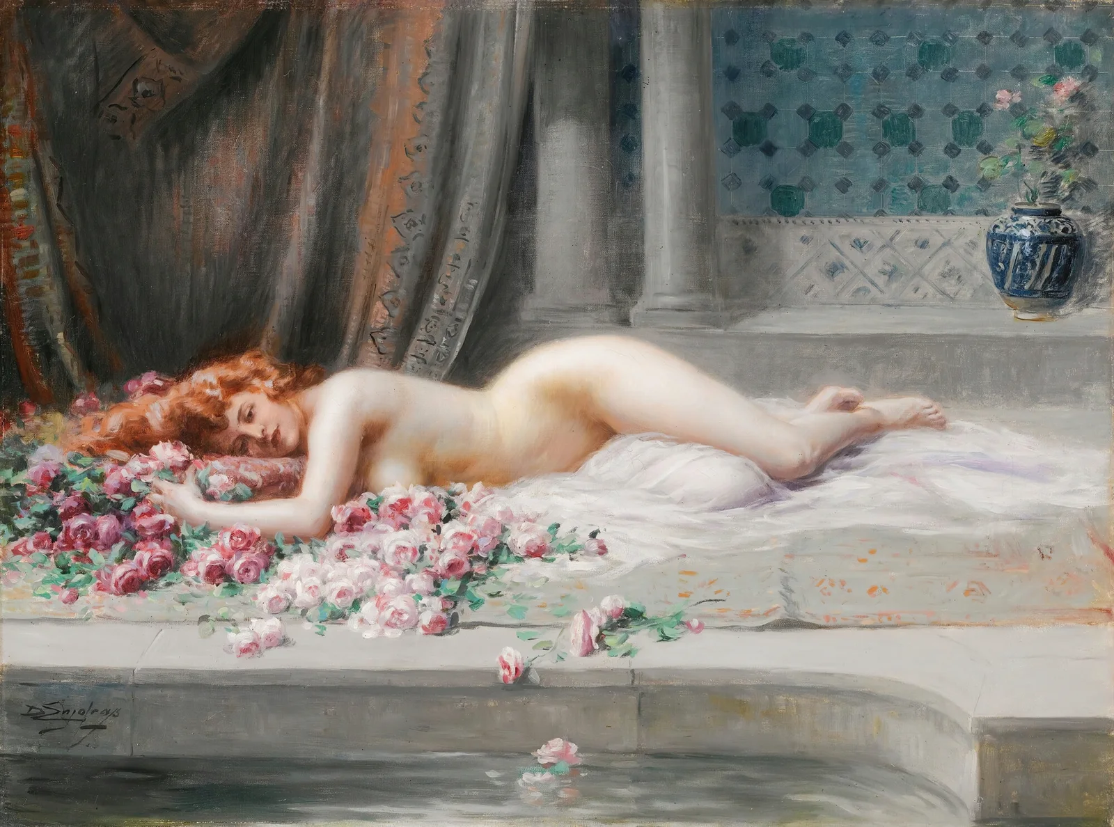 Nu Allongé av Delphin Enjolras