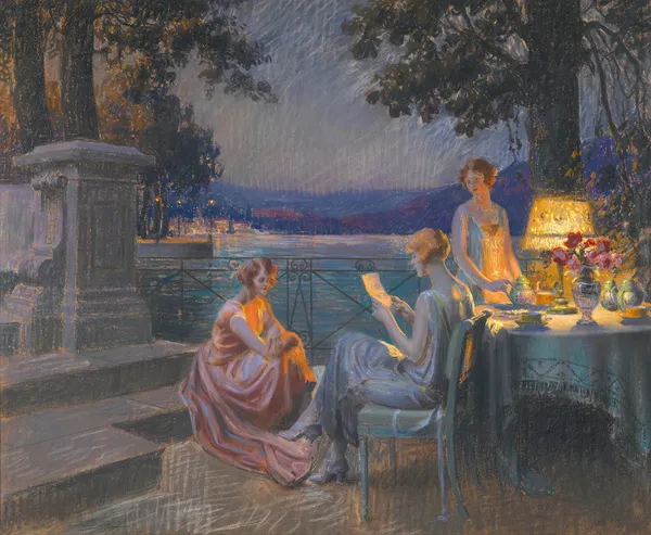 Sur la terrasse av Delphin Enjolras
