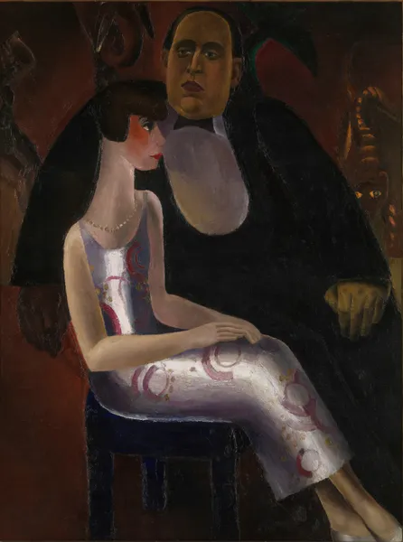 Paul-Gustave van Hecke and his Wife Norine De Schrijver av Frits van den Berghe