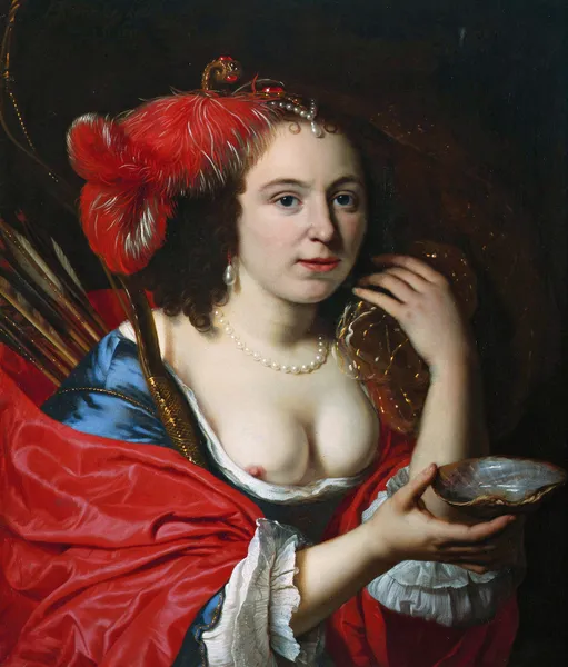 Anna Du Pire As Granida av Bartholomeus van der Helst