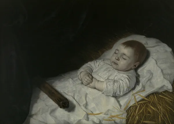 Jongetje op zijn doodsbed av Bartholomeus van der Helst