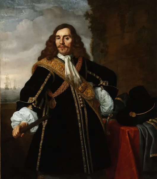 Portrait of Captain Gideon de Wildt av Bartholomeus van der Helst