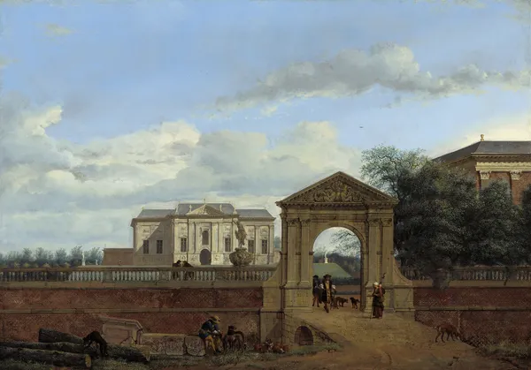An Architectural Fantasy av Jan van der Heyden