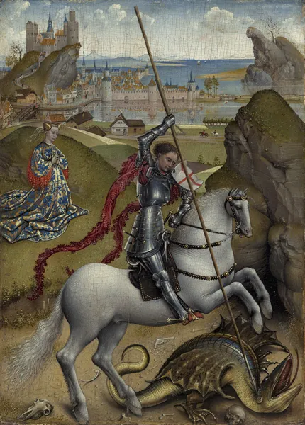 Saint George and the Dragon av Rogier van der Weyden