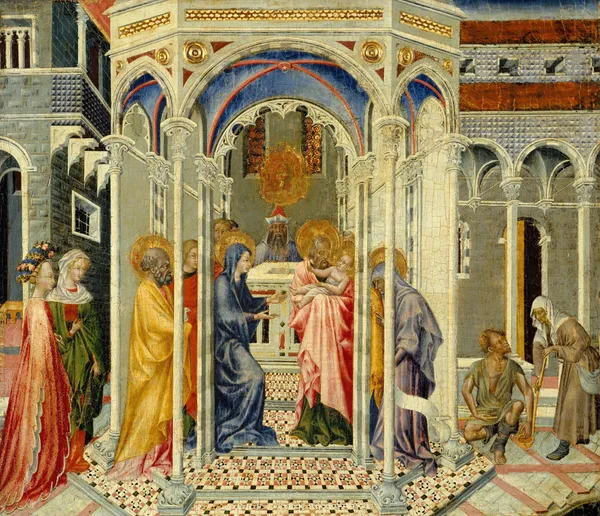 The Presentation of Christ in the Temple av Giovanni di Paolo