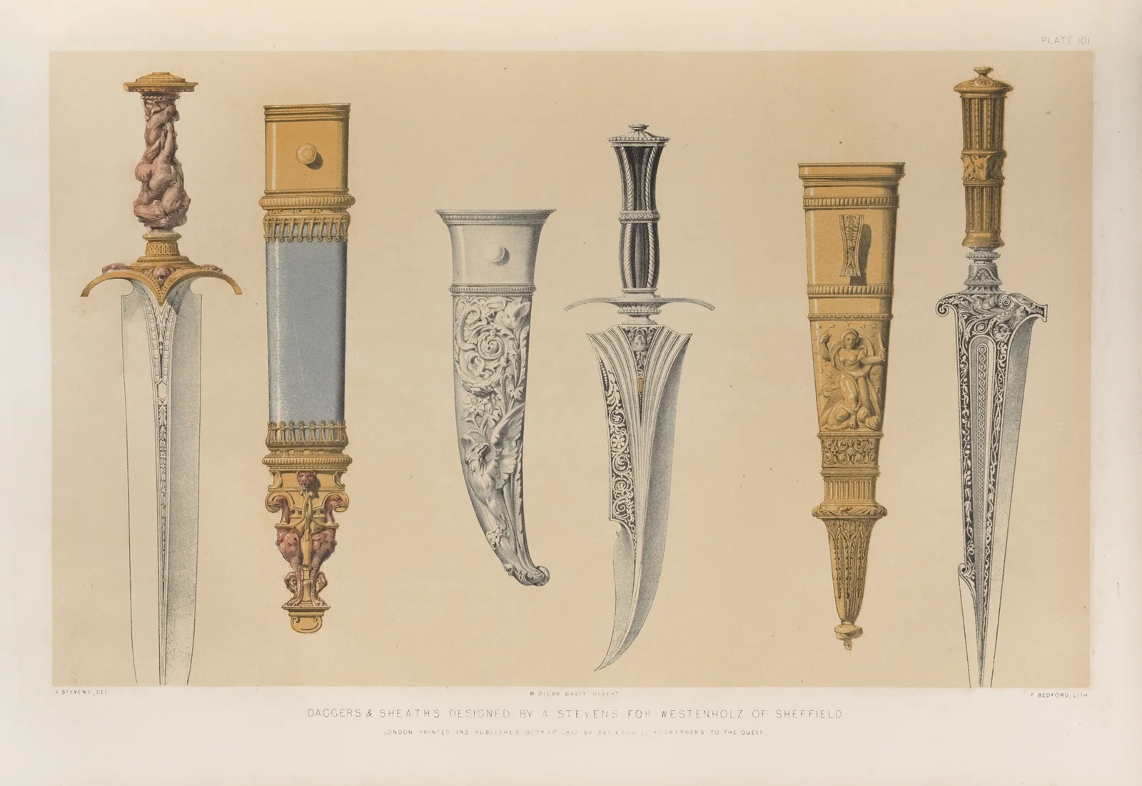 Daggers & sheaths av Matthew Digby Wyatt