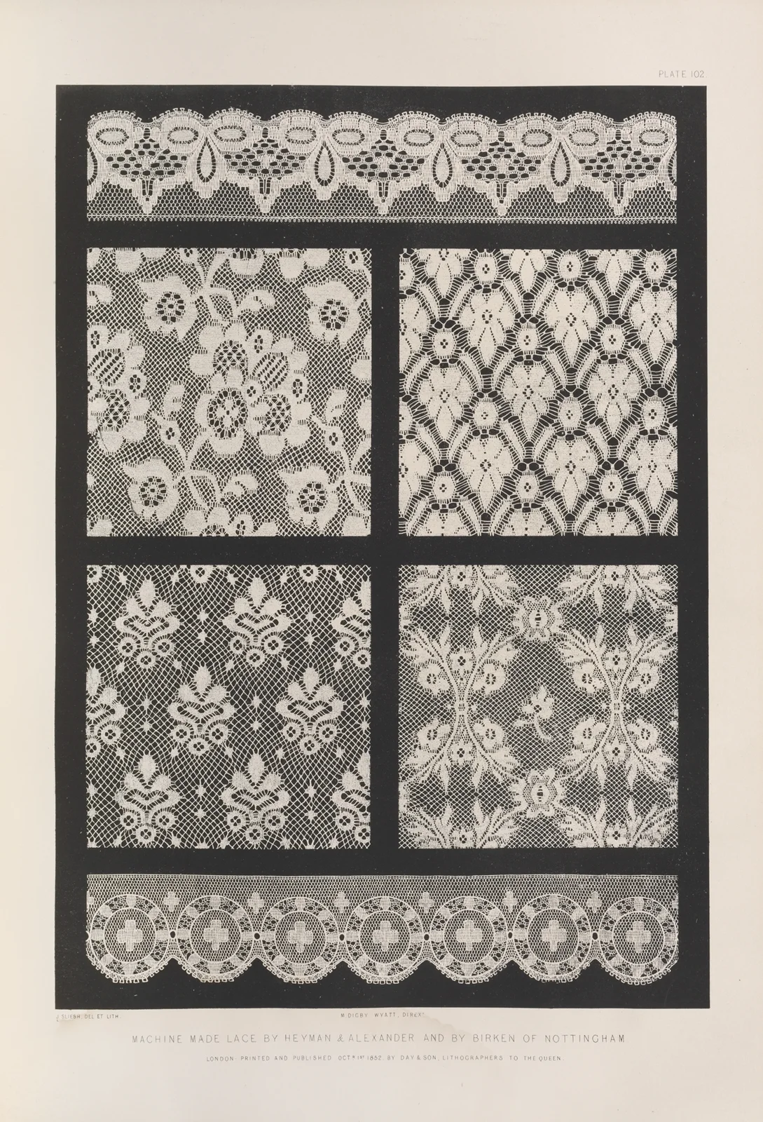 Machine made lace av Matthew Digby Wyatt