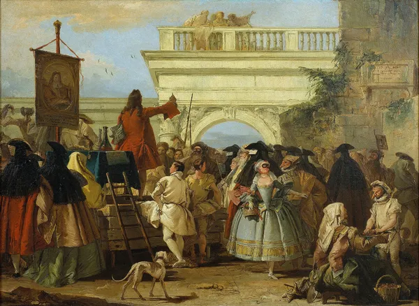 The Charlatan av Giovanni Domenico Tiepolo
