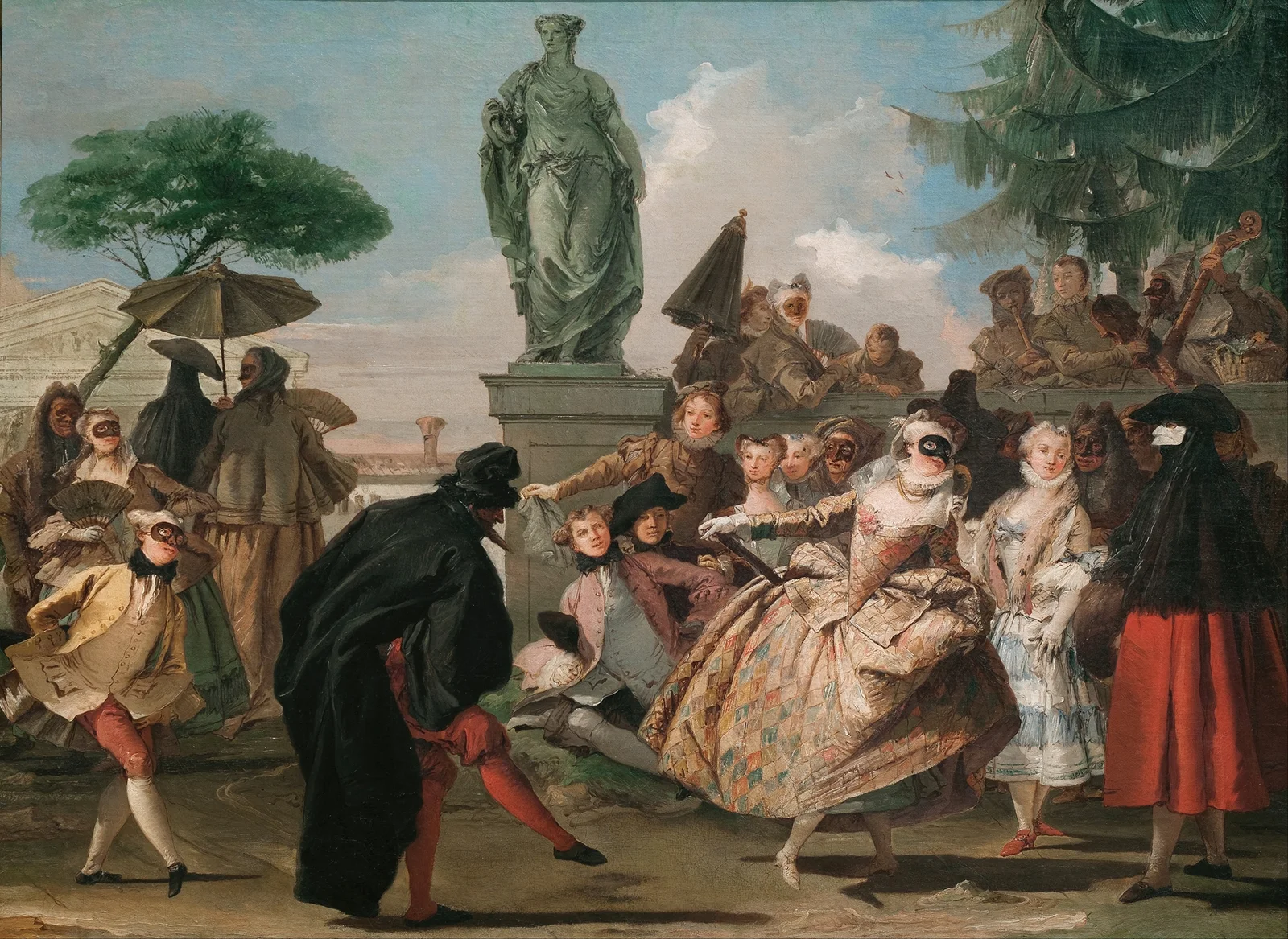 The Minuet av Giovanni Domenico Tiepolo