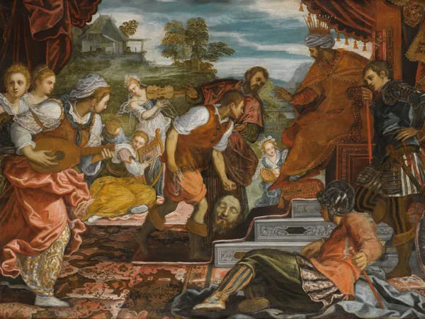The Triumph Of David av Domenico Tintoretto