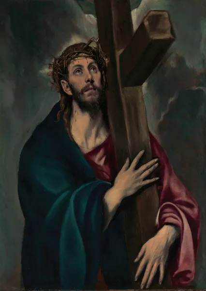 Christ Carrying the Cross, 1577 av El Greco (Domenikos Theotokopoulos)
