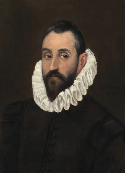 Portrait of a gentleman av El Greco (Domenikos Theotokopoulos)