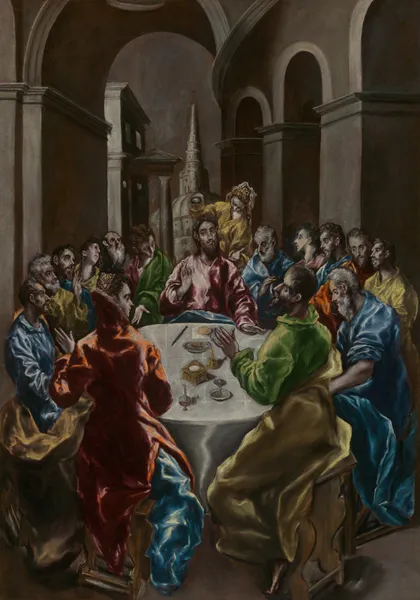 The Feast in the House of Simon av El Greco (Domenikos Theotokopoulos)