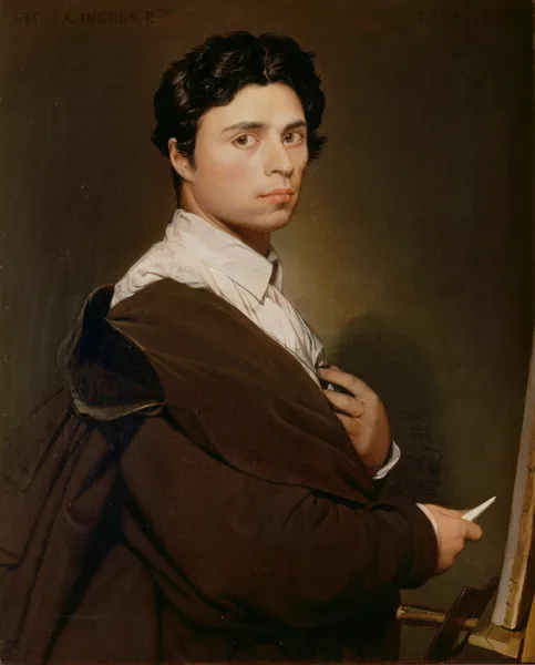 Autoportrait À Vingt-Quatre Ans av Jean Auguste Dominique Ingres