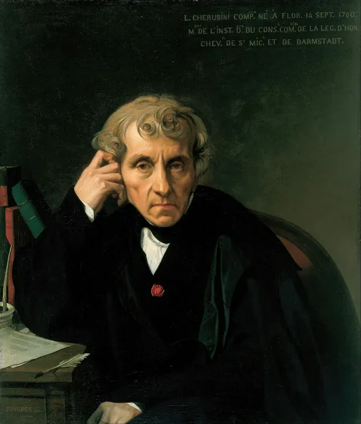 Luigi Cherubini av Jean Auguste Dominique Ingres