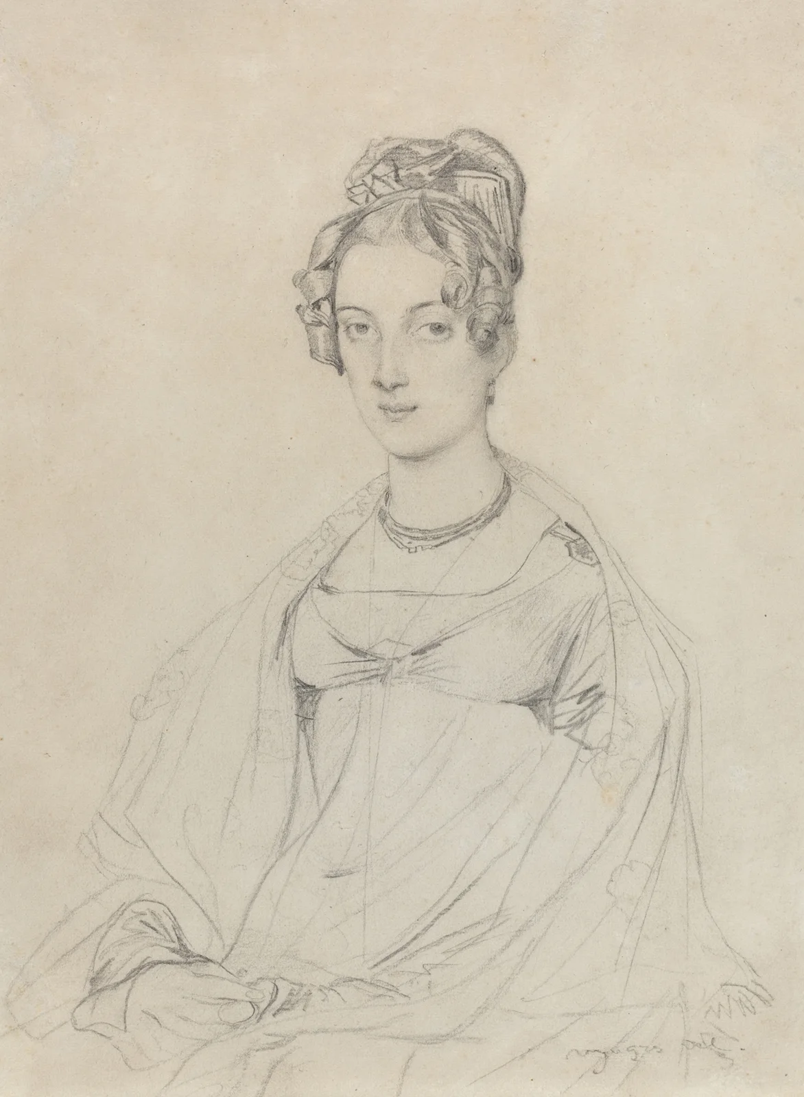 Mrs. Edward Dodwell av Jean Auguste Dominique Ingres
